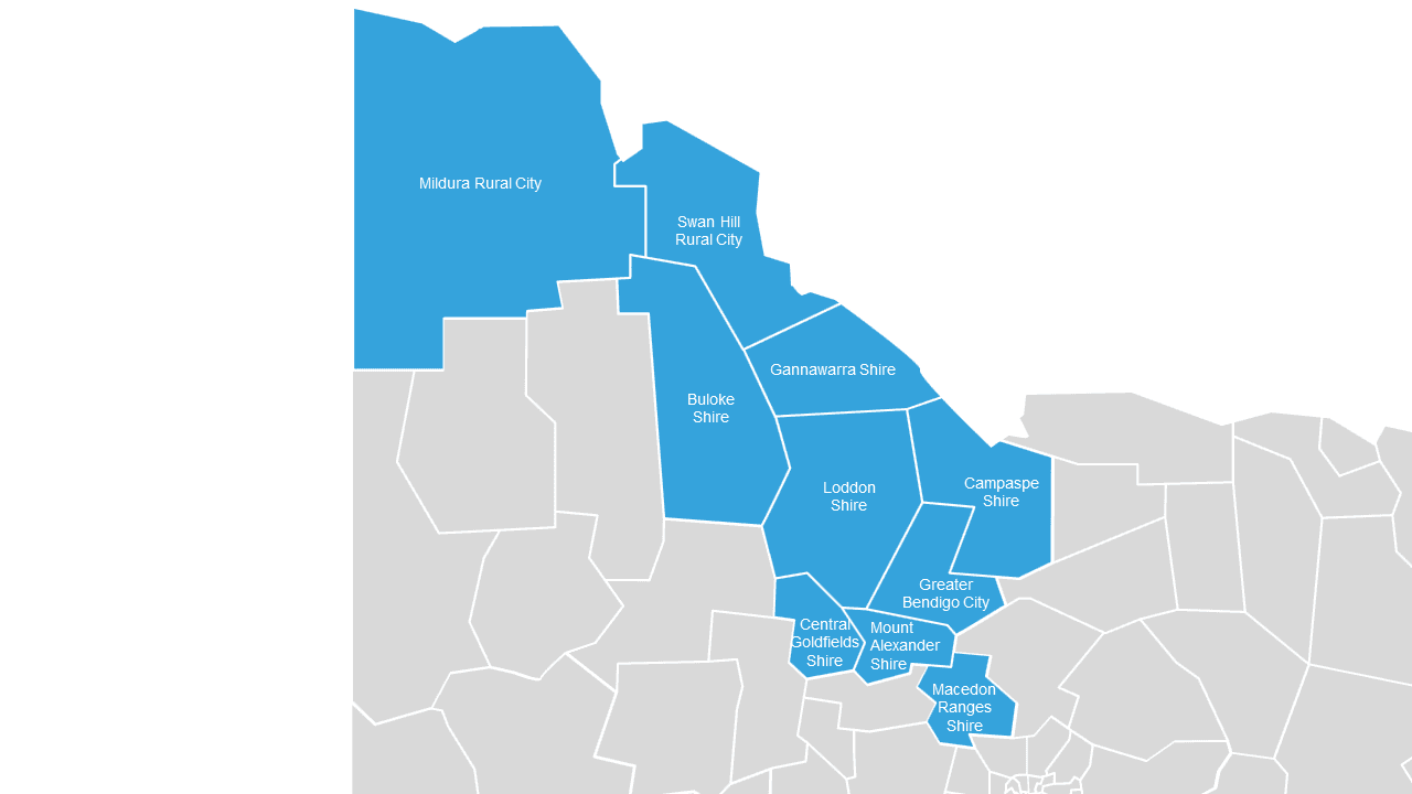 Map of the LMICS region